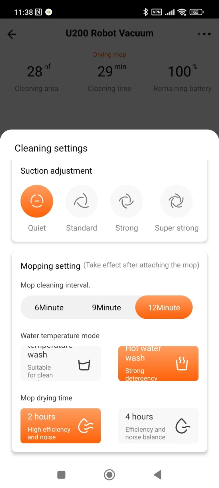 Uwant U200 önürítős robotporszívó teszt 44