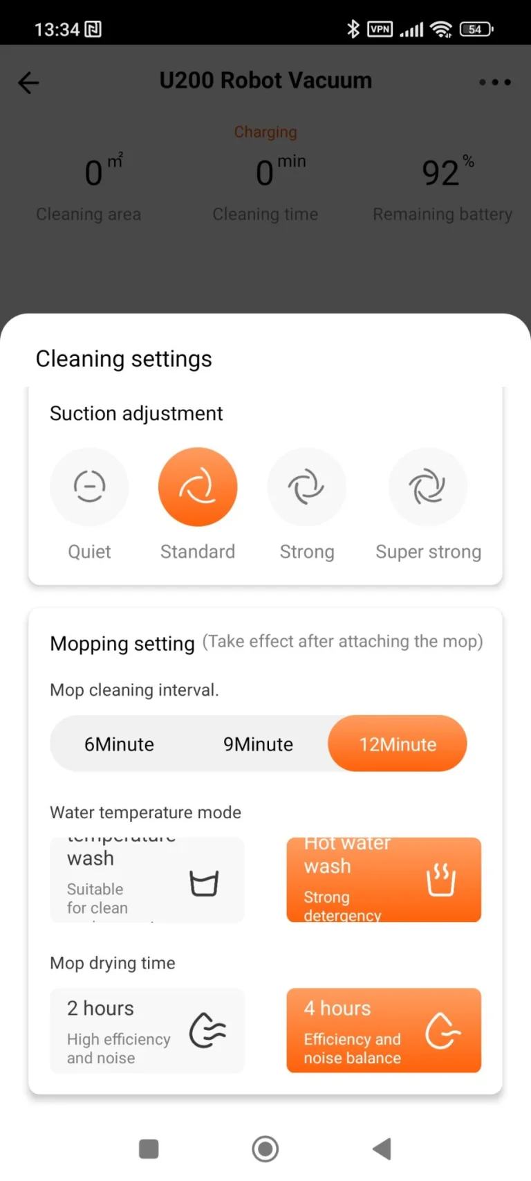 Uwant U200 önürítős robotporszívó teszt 50