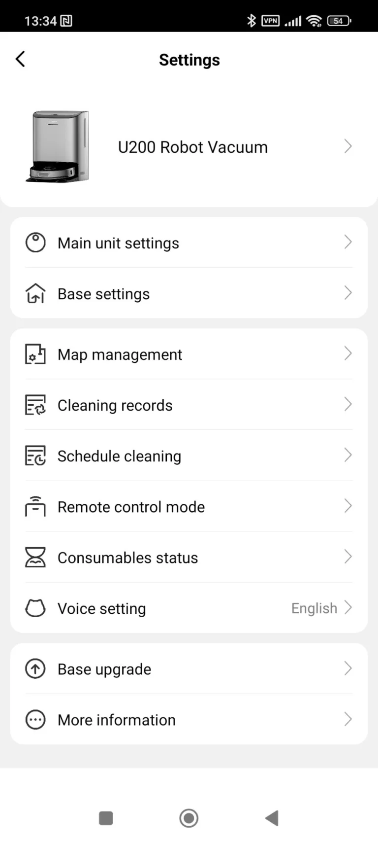 Uwant U200 önürítős robotporszívó teszt 51