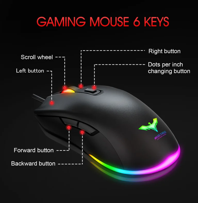 Színpompás egér gamereknek 3
