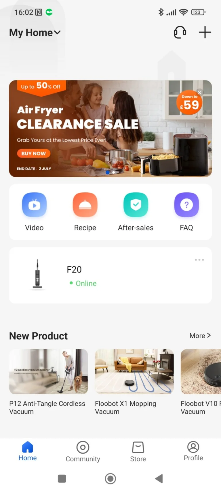 Proscenic WashVac F20 2 az 1-ben takarítógép teszt 23