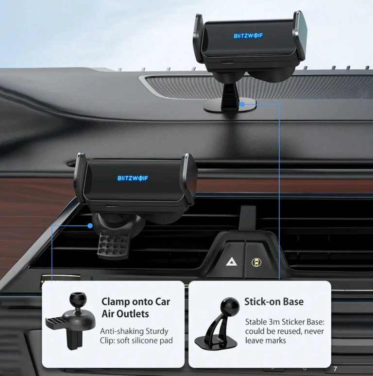 BlitzWolf telefontartó infravörös érzékelővel 5