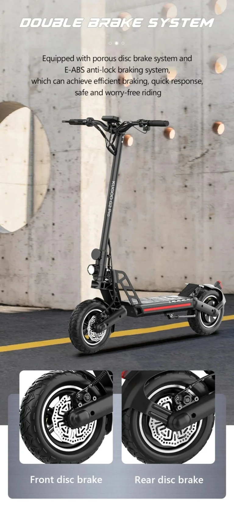 Komoly teljesítmény a Kugoo G2 Pro rollerben 8