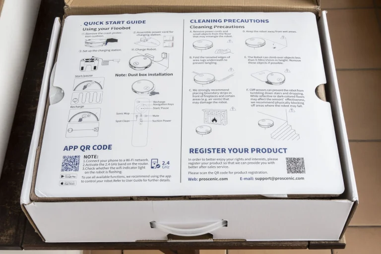 Proscenic Floobot V10 robotporszívó teszt 3