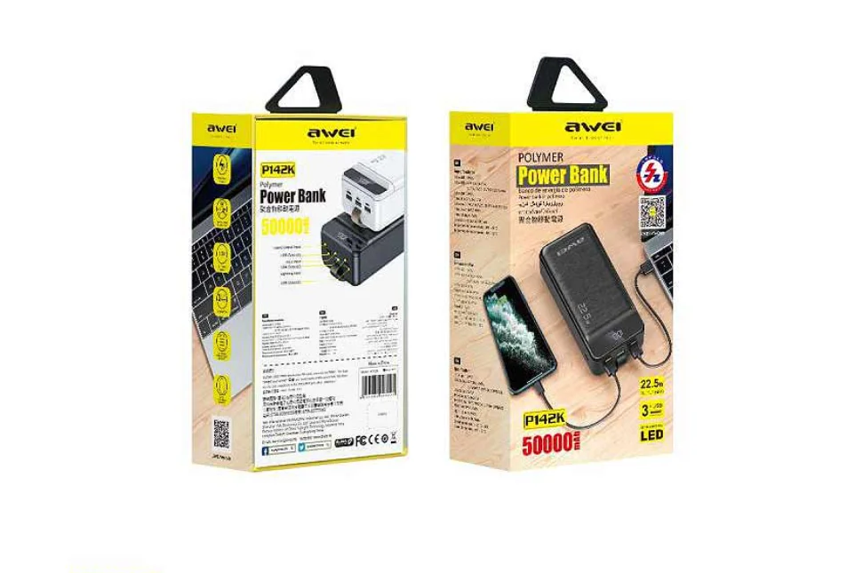 Awei P186K és P142K power bankok tesztje 1