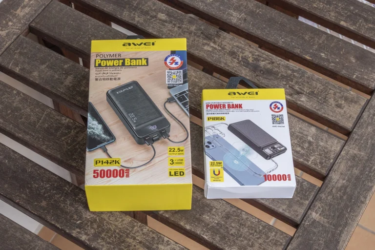 Awei P186K és P142K power bankok tesztje 3