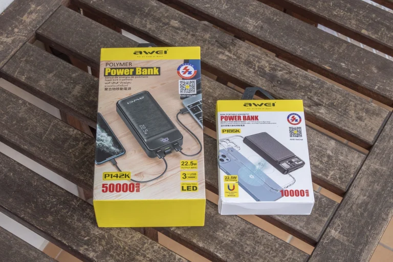 Awei P186K és P142K power bankok tesztje 4