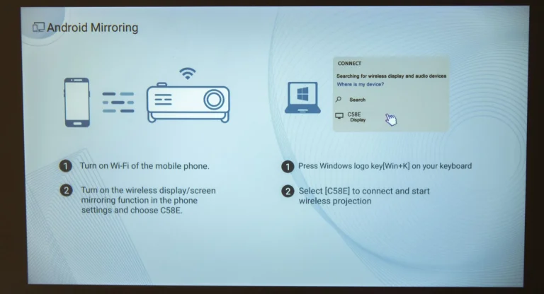 BlitzWolf BW-V7 projektor teszt 13