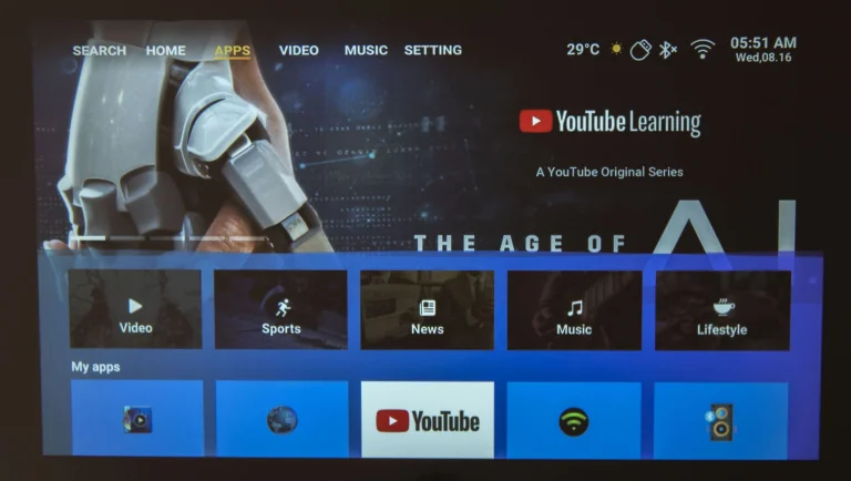 BlitzWolf BW-V7 projektor teszt 18