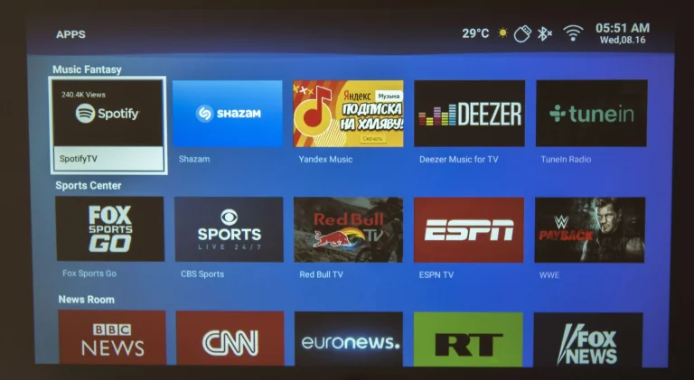 BlitzWolf BW-V7 projektor teszt 19