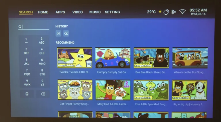 BlitzWolf BW-V7 projektor teszt 23