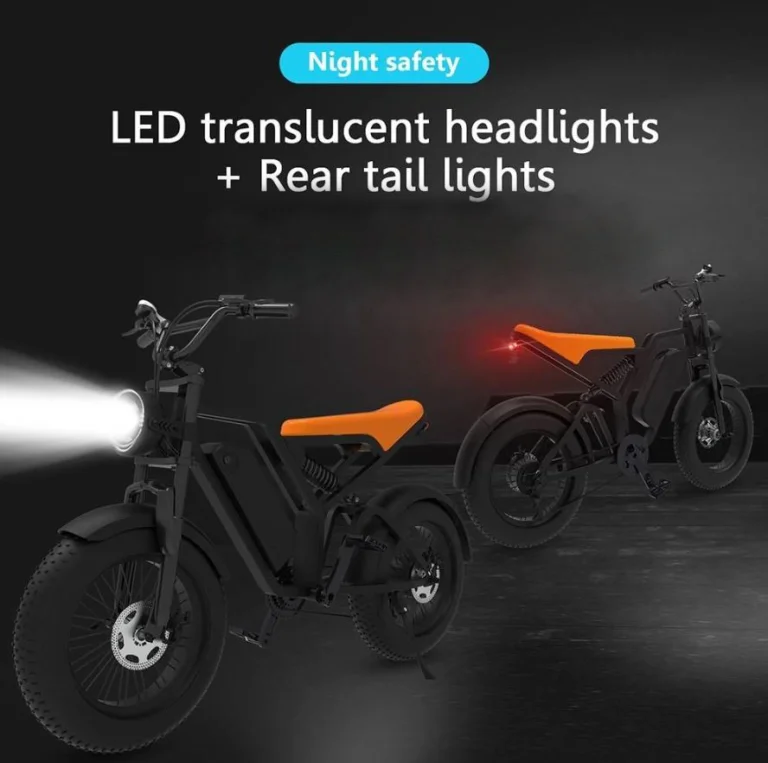 Papíron elektromos bicikli, kinézetre robogó 7