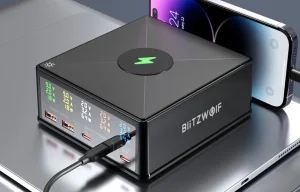 Betyárosan erős, 160 wattos töltőmindenes a BlitzWolf 868H