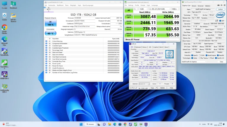 Bmax B7 Power mini PC teszt 18