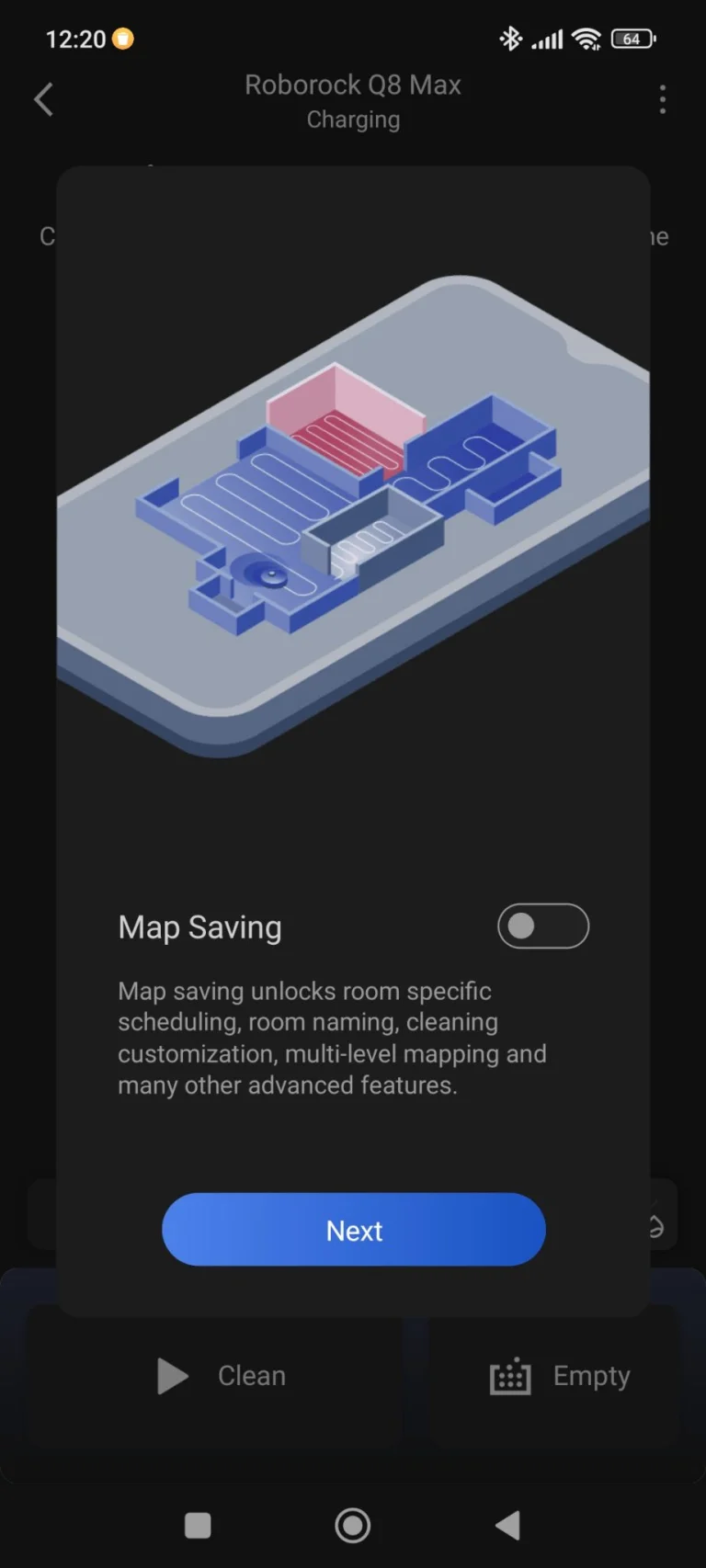 Prueba 8 del robot aspirador autovaciable Roborock Q24 Max+