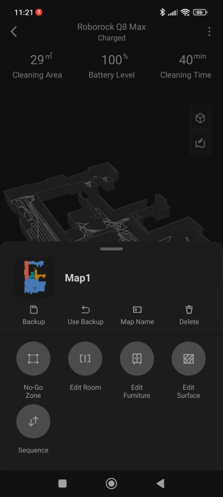 Prueba 8 del robot aspirador autovaciable Roborock Q28 Max+
