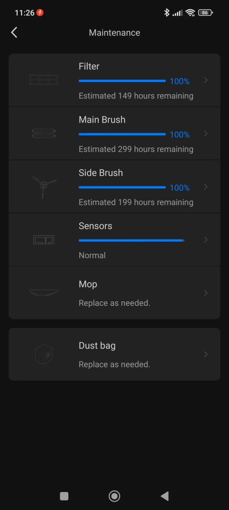 Prueba 8 del robot aspirador autovaciable Roborock Q36 Max+