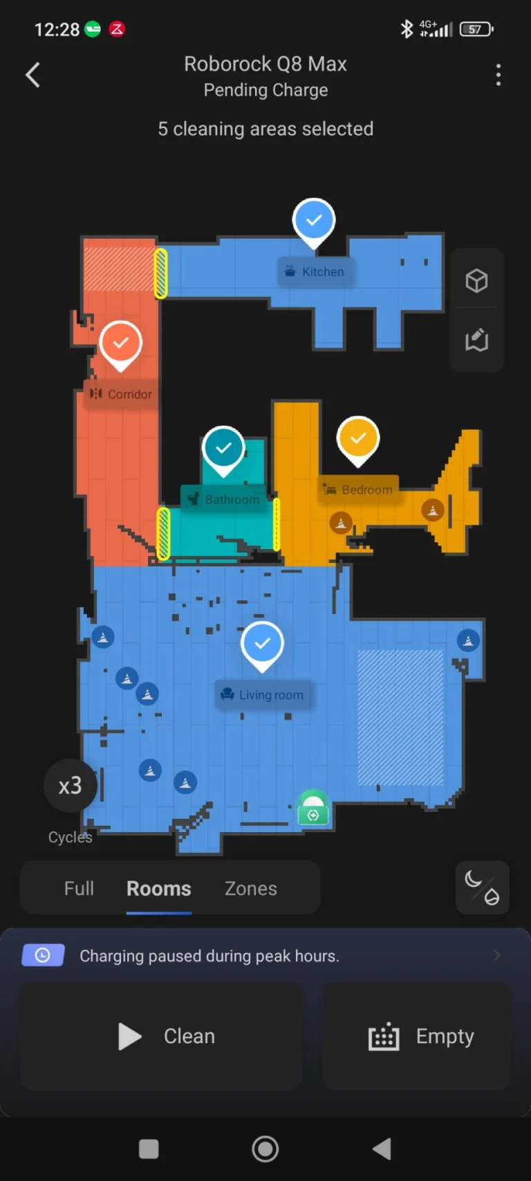 Prueba 8 del robot aspirador autovaciable Roborock Q44 Max+