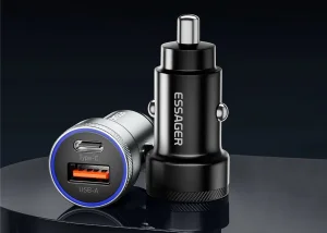 Az Essager 54 wattos autós töltője még világít is