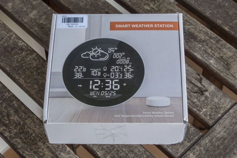 RSH-SWS001 okosotthonba illeszthető időjárás-állomás teszt 2