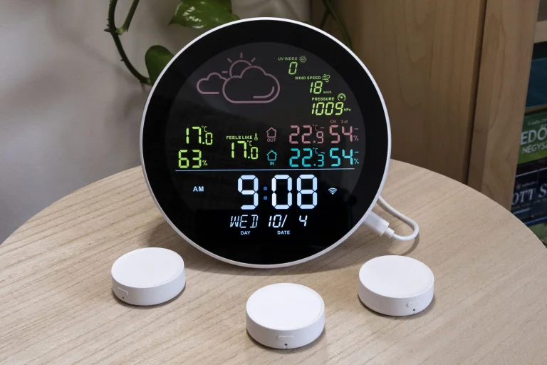 RSH-SWS001 okosotthonba illeszthető időjárás-állomás teszt 11