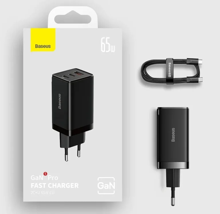 7000 Ft-ért a Baseus 65 wattos GaN töltője is rendelhető 10