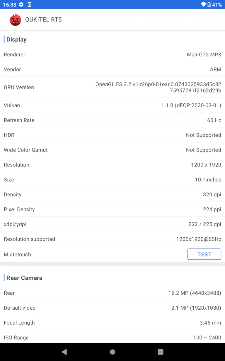 Oukitel RT5 strapatablet teszt 20