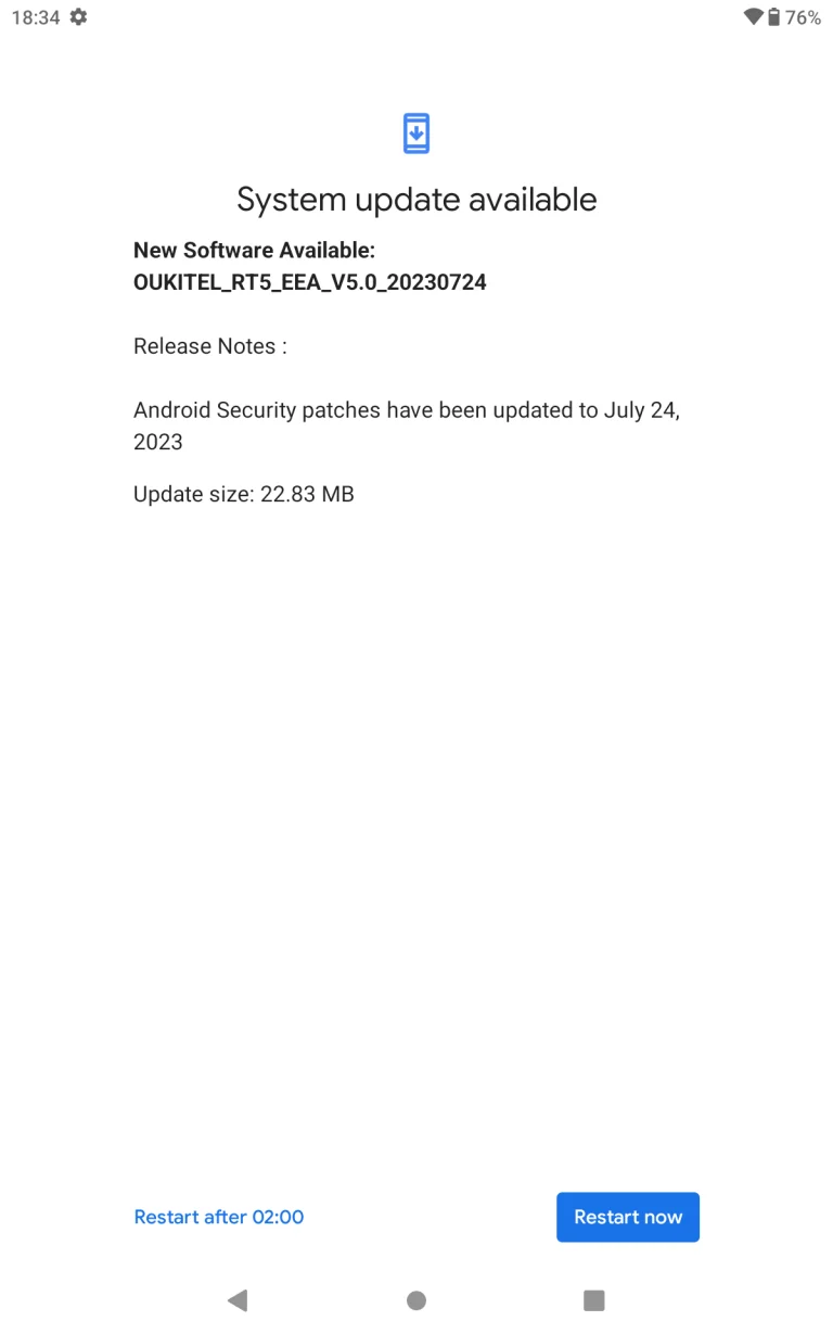 Oukitel RT5 strapatablet teszt 27