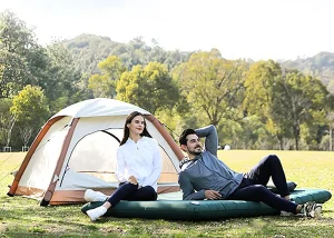 Önfelfújó sátor őszi kirándulásokhoz