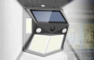 Napelemes Arilux kertilámpa vihető gombokért