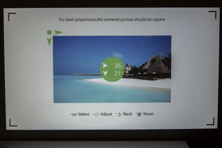 Ultimea Apollo P40 projektor teszt 20