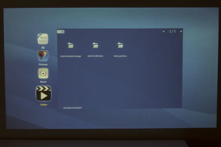 Ultimea Apollo P40 projektor teszt 22