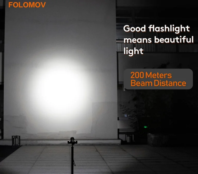 Jó áron az 1000 lumenes Folomov zseblámpa 6