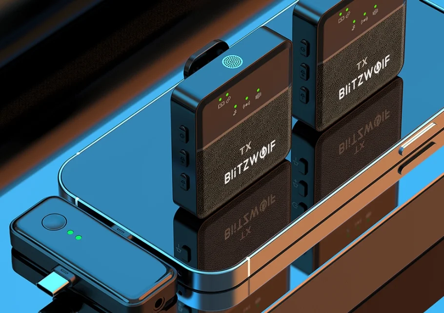 BlitzWolf mikroport a telefonos tartalomgyártáshoz 1