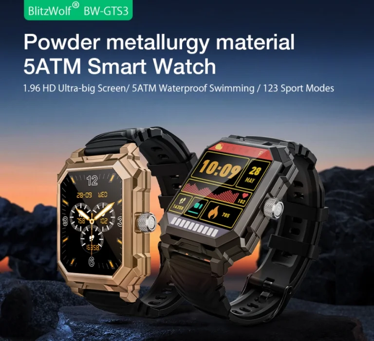 A smart watch with a 75-day operating time has arrived from BlitzWolf 2