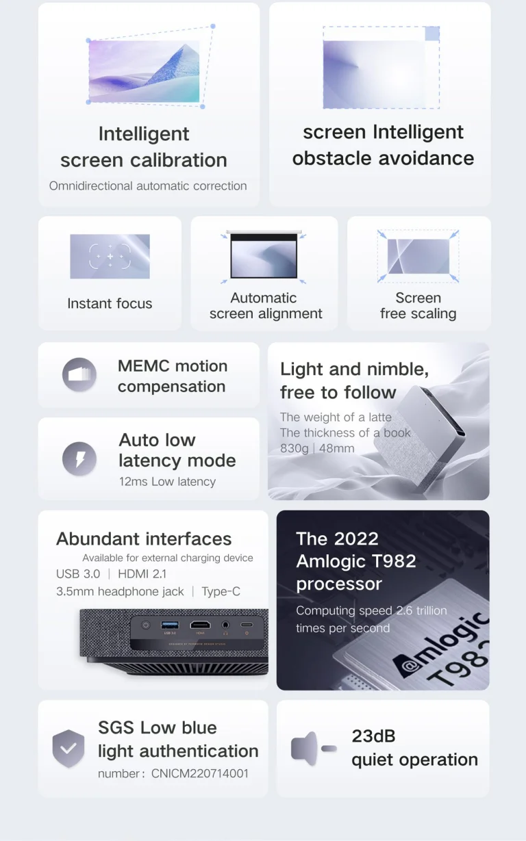 Fengmi S5 Mini lézerprojektor remek áron 6