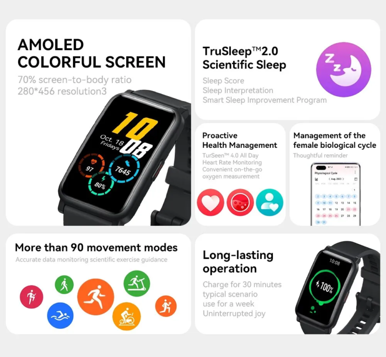 Honor Watch ES okoskarkötő 10 900-ért vihető 8