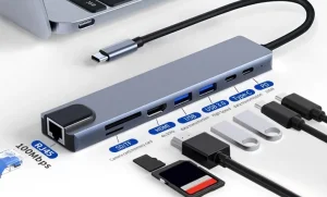 8 portos Type-C dokkolót ennyiért még nem láttam