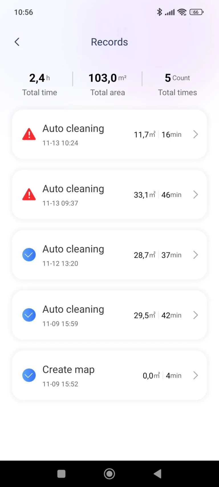 Roidmi EVE CC önürítős robotporszívó teszt 31