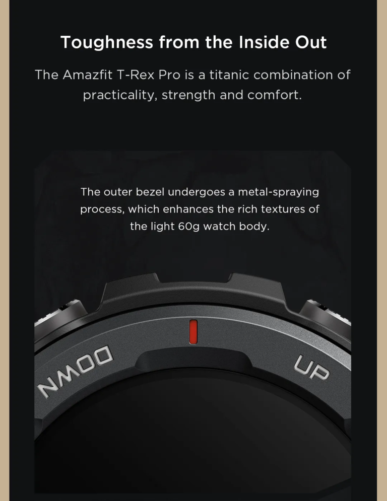 Amazfit T-Rex Pro strapaóra ára esett nagyott 10