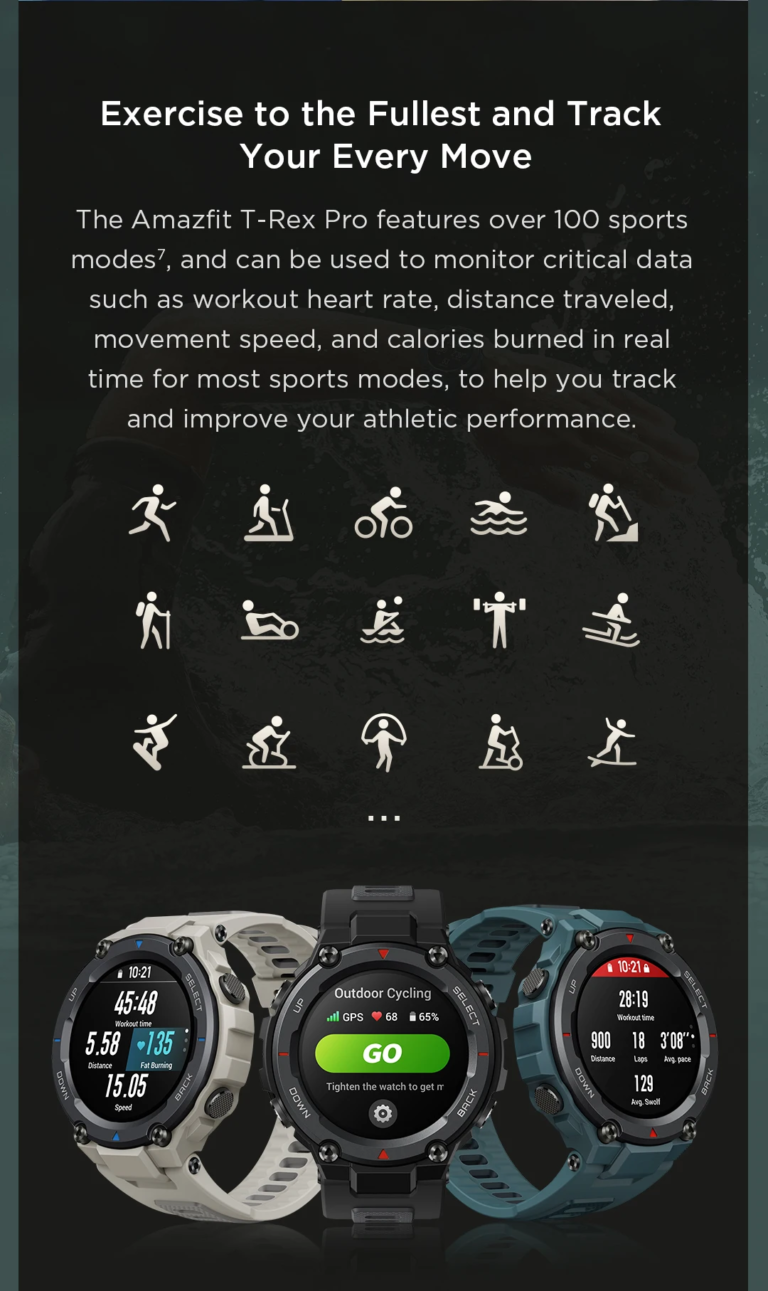 Amazfit T-Rex Pro strapaóra ára esett nagyott 6