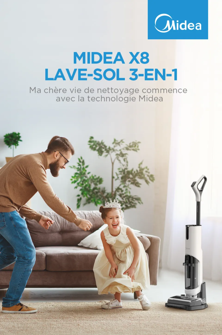 Midea X8 száraz-nedves porszívó kiegészítőkkel olcsón 6