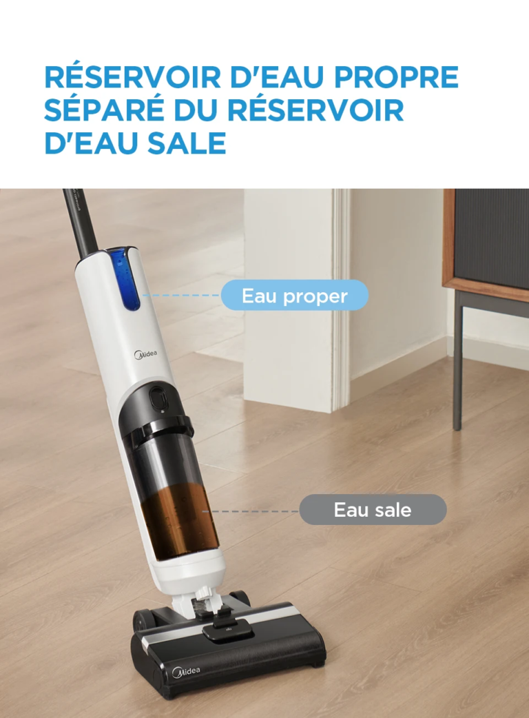 Midea X8 száraz-nedves porszívó kiegészítőkkel olcsón 10
