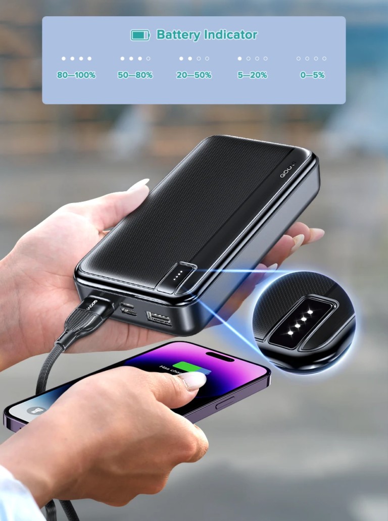 A Qoovi 20 000 mAh-s power bankje 7000 forintba sem kerül 7