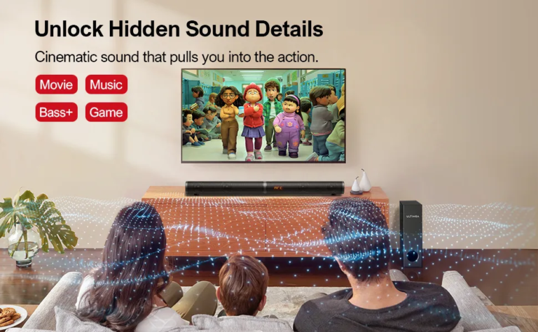 Ultimea's 190 W soundbar set can be taken at a good price