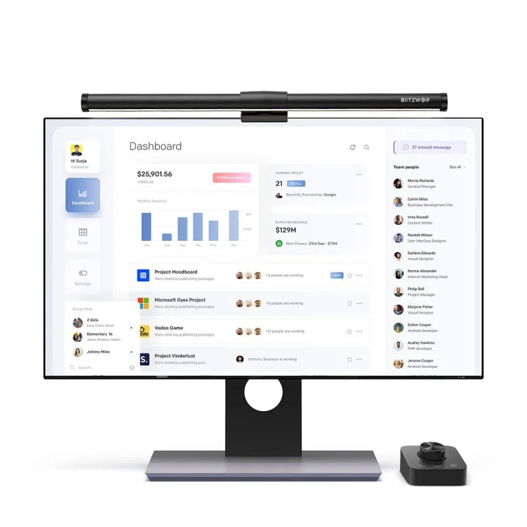 Világosodj meg BlitzWolf BW-CML5 monitorlámpával 7