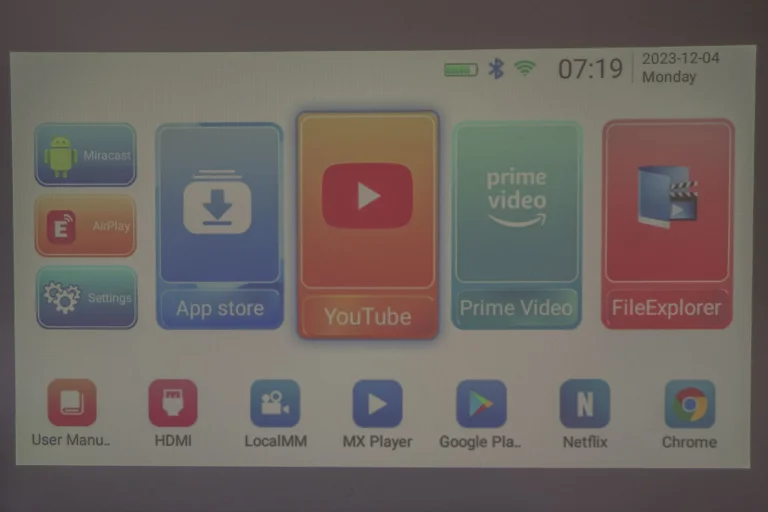 BlitzWolf BW-VT2 Pro Max utazós projektor teszt   14
