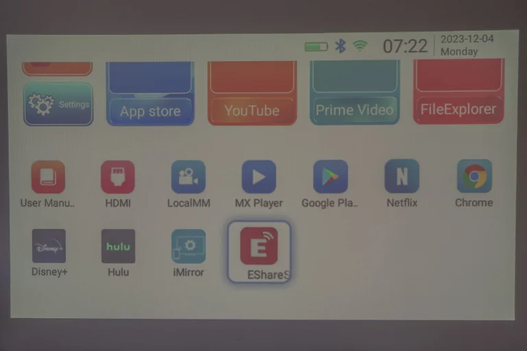 BlitzWolf BW-VT2 Pro Max utazós projektor teszt   17