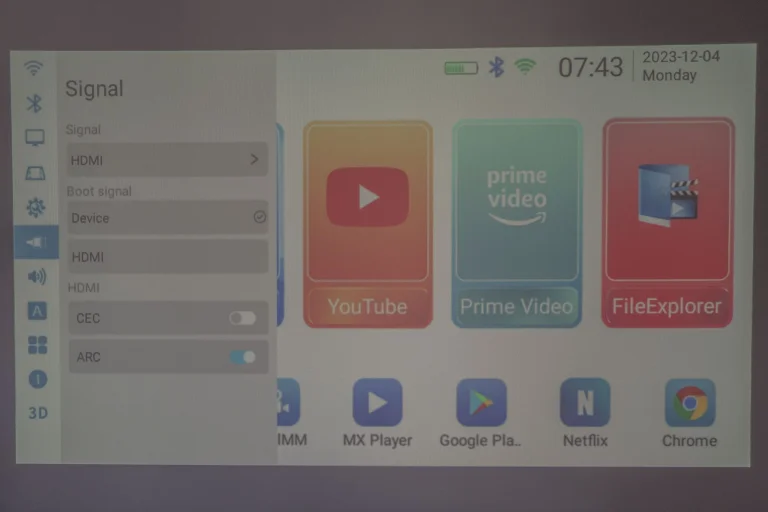 BlitzWolf BW-VT2 Pro Max utazós projektor teszt   24