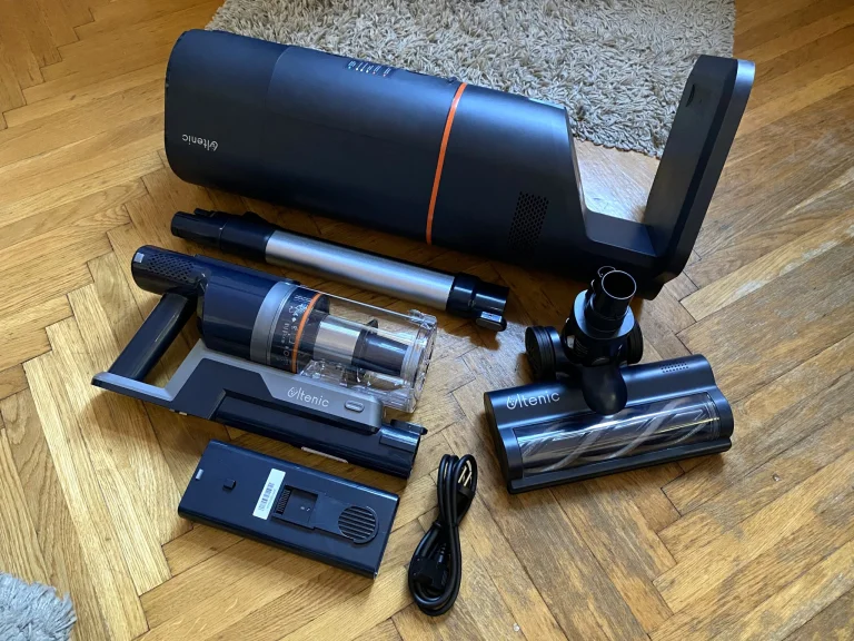 Prueba 1 del aspirador estacionario autodrenante Ultenic FS2